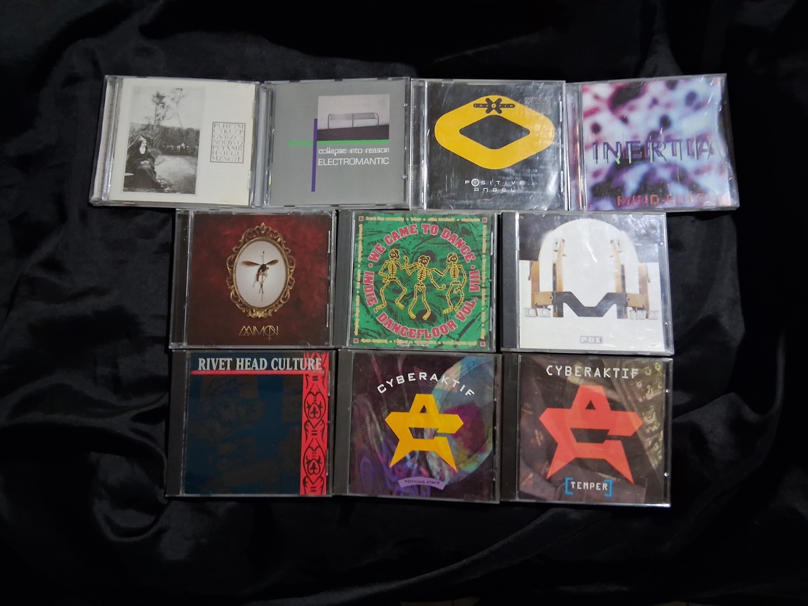 10 CD Industrial Lot Cyberaktif Collapse Into Reason Inertia Aaimon L.I.N.