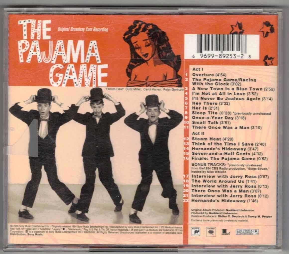 OCR 6 CD LOT Annie+Pajama Game+Finians Rainbow+Kismet+Chorus Line+Sound Of Music