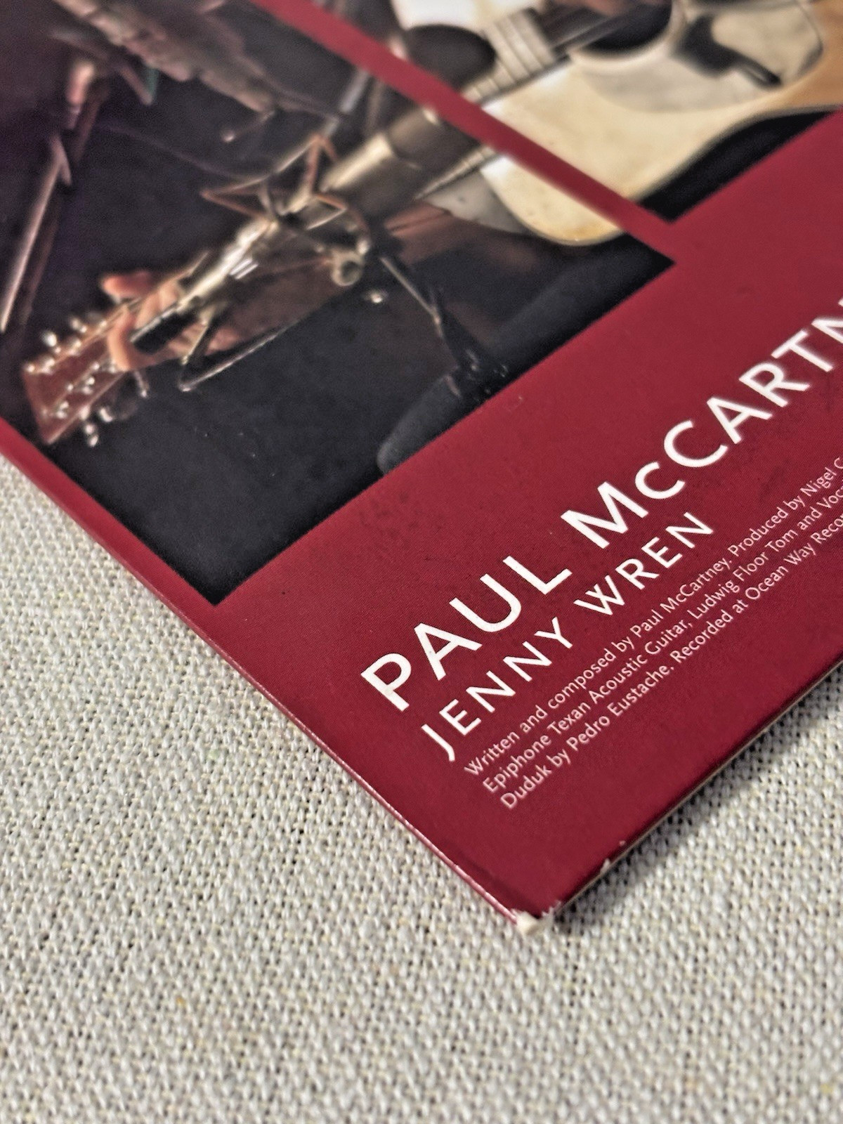 Paul McCartney Jenny Wren Radio Promo CD Cardboard Case 2005