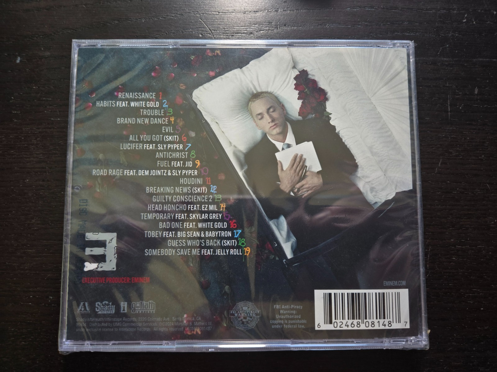 Eminem The Death of Slim Shady Coup de Grâce CD Alt Web Exclusive Cover Sealed