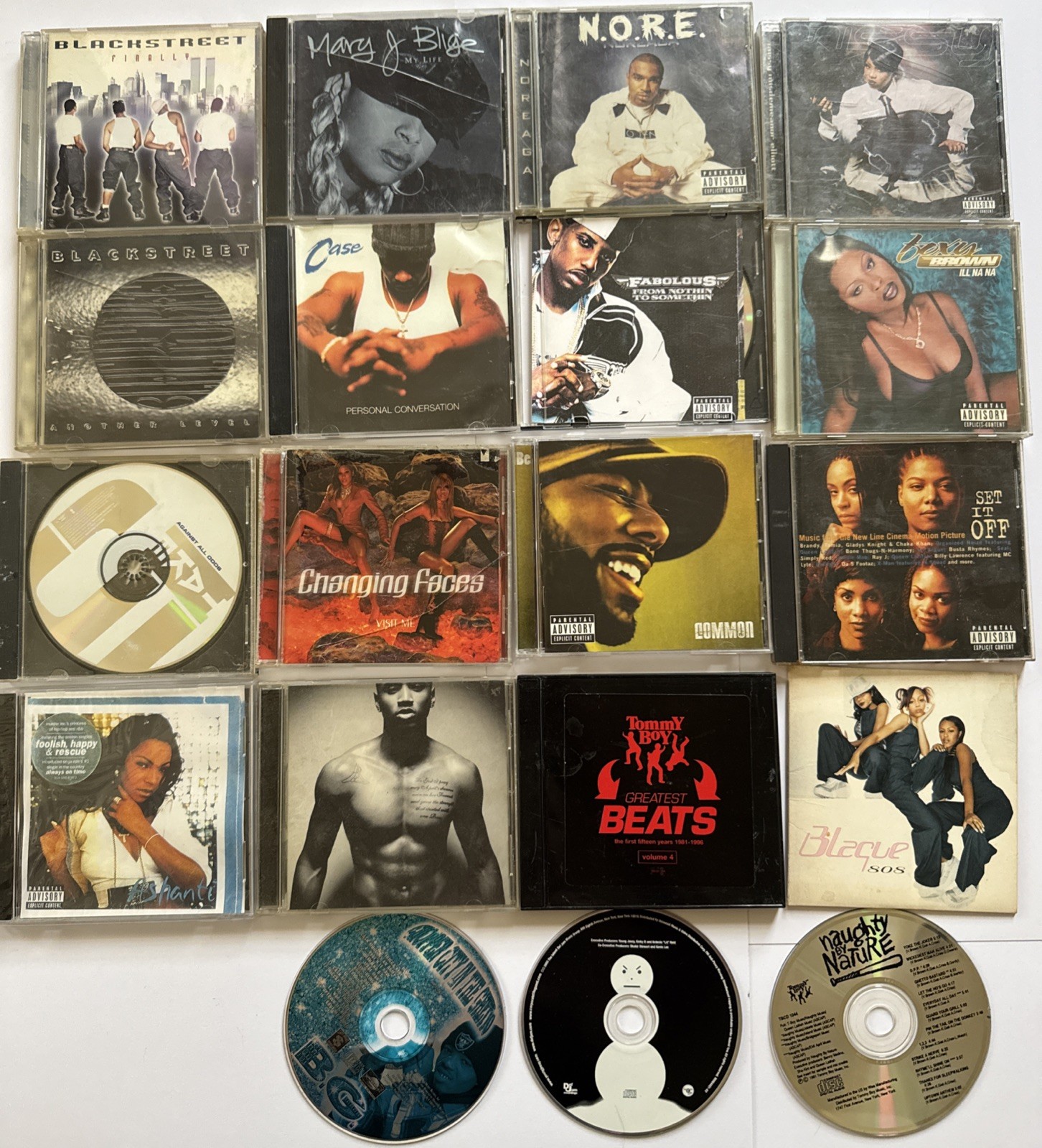 Mixed CD Lot of 80 R&B Hip-Hop Rap Funk Snoop DMX Bone Thugs 2pac 50 Cent Mobb D