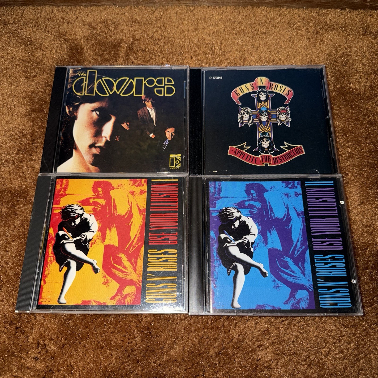 Guns N Roses CD Lot Appetite Use Your Illusion I II The Doors