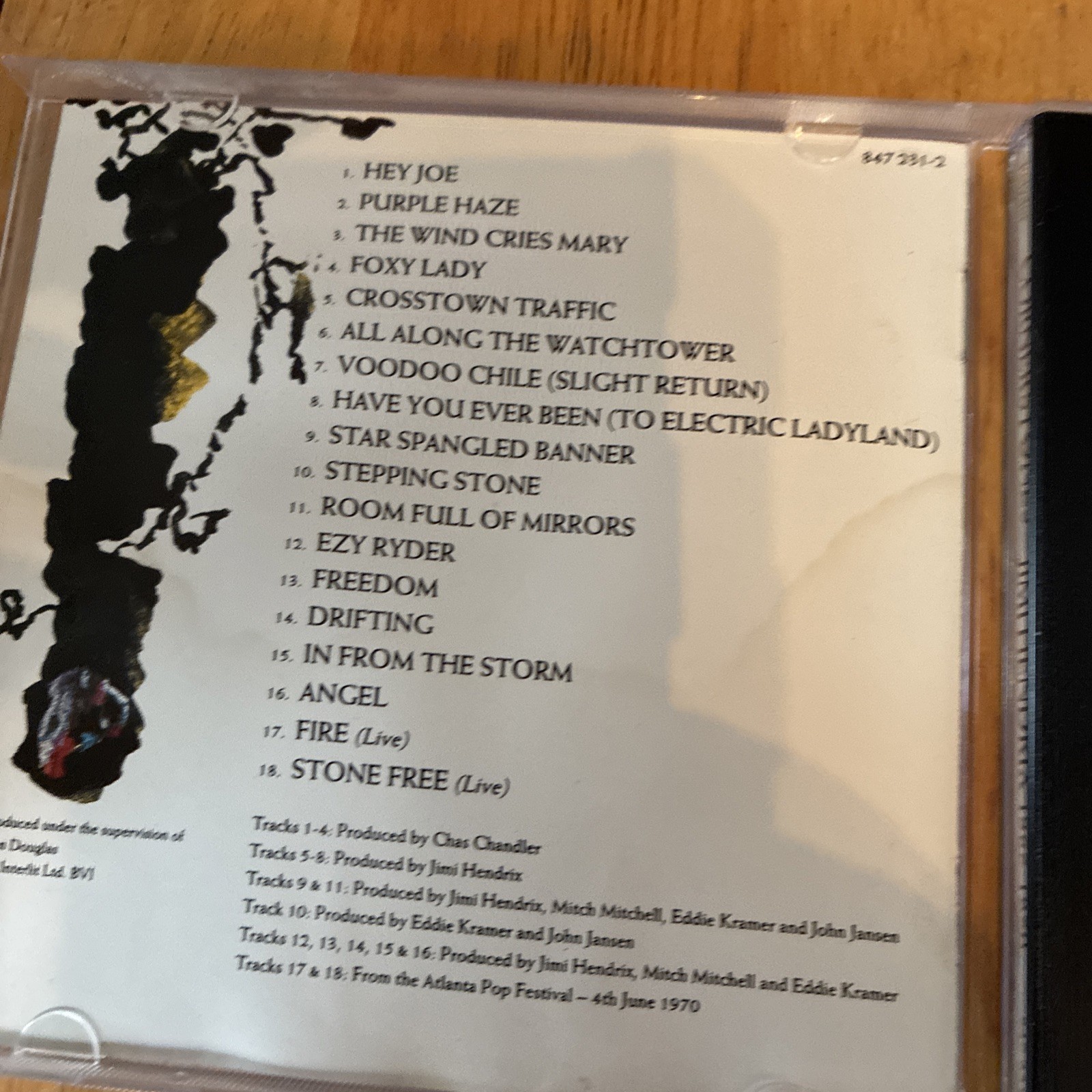 Jimi Hendrix Cornerstones 1967-1970 UK Import CD 1990 Polydor Records Issue