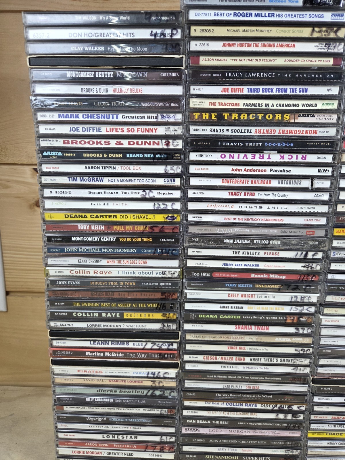 Lot of 175 Mixed CDs: Country Excellent Condition Vintage Dj Lot Prime Artist