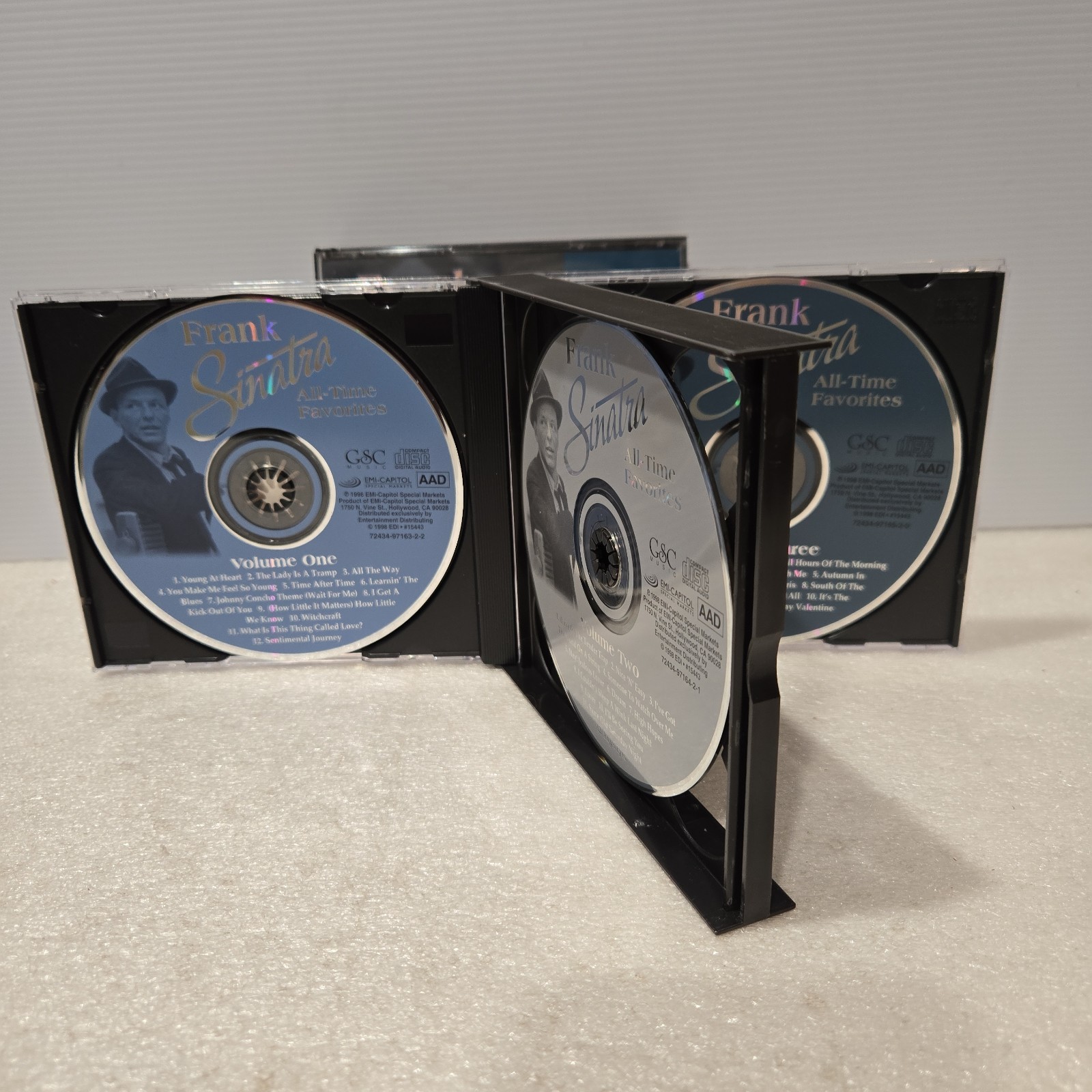 Frank Sinatra (2) 3 CD Sets: 36 All-Time Favorites & Greatest Hits - 6 total CDs