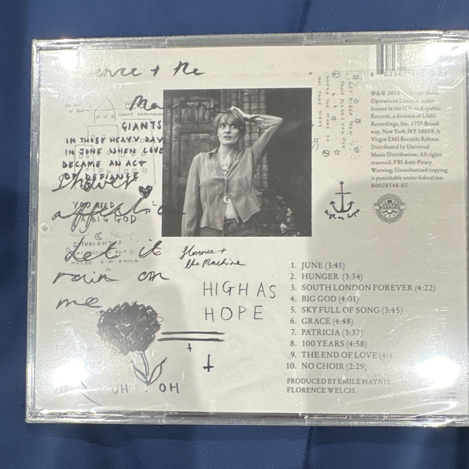 Florence + the Machine High As Hope CD Album (2018) Rock Pop