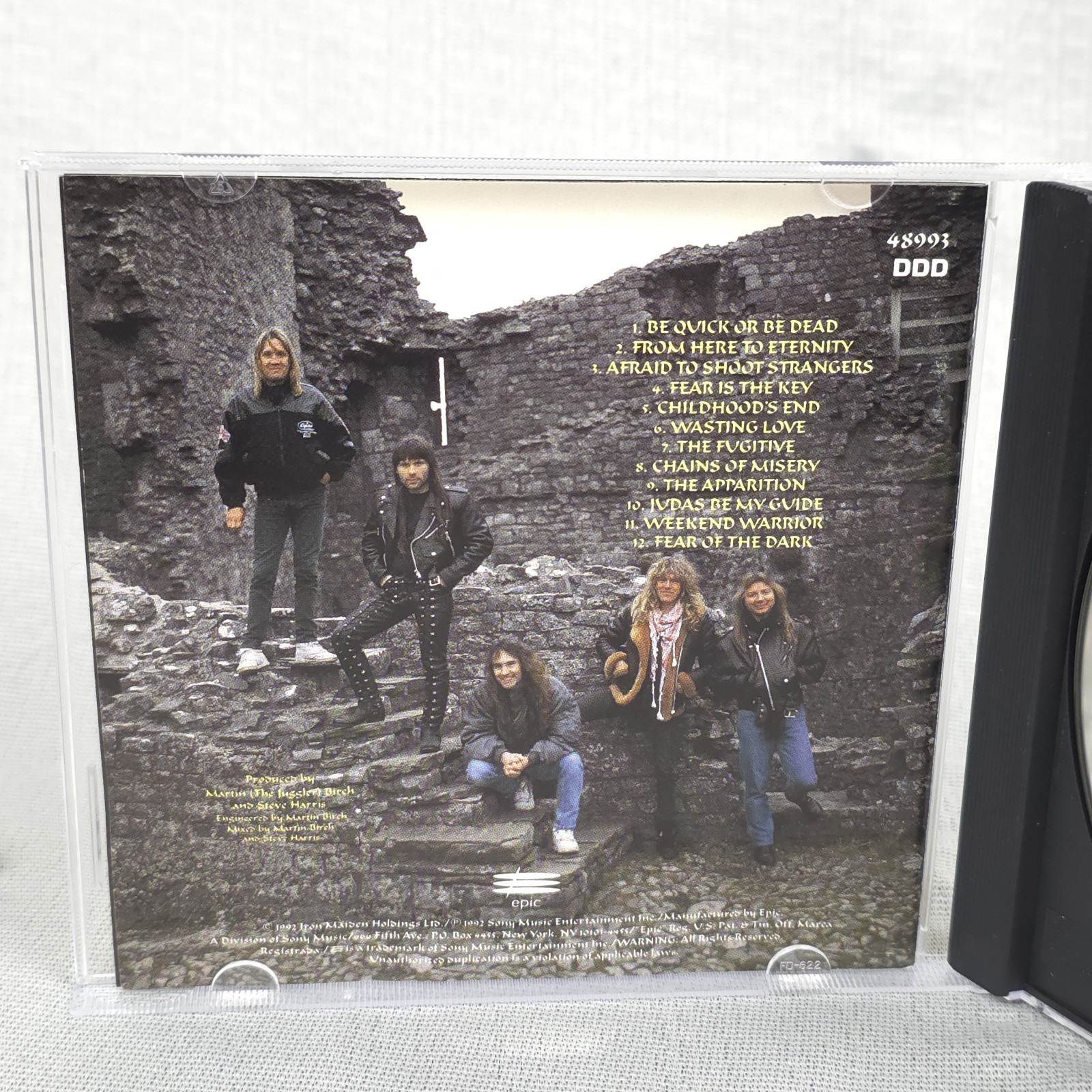 Iron Maiden CD Lot - Early Print Number Of The Beast 1982 Capitol, Piece Of Mind