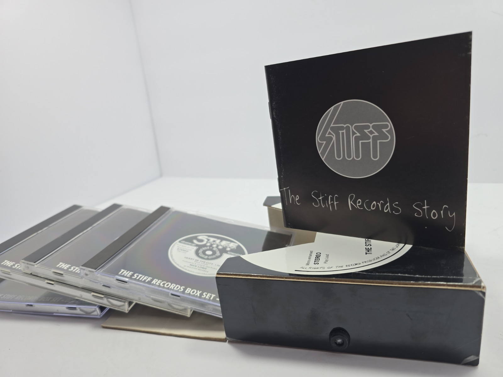 The Stiff Records Box Set 4-CD Rhino UK Punk Compilation w/Book And Case SEALED