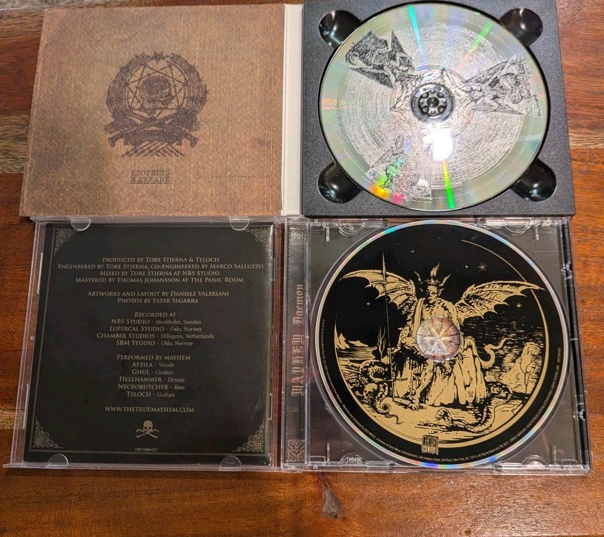 Mayhem 2 CD Lot Esoteric Warfare Digipak Daemon Season of Mist