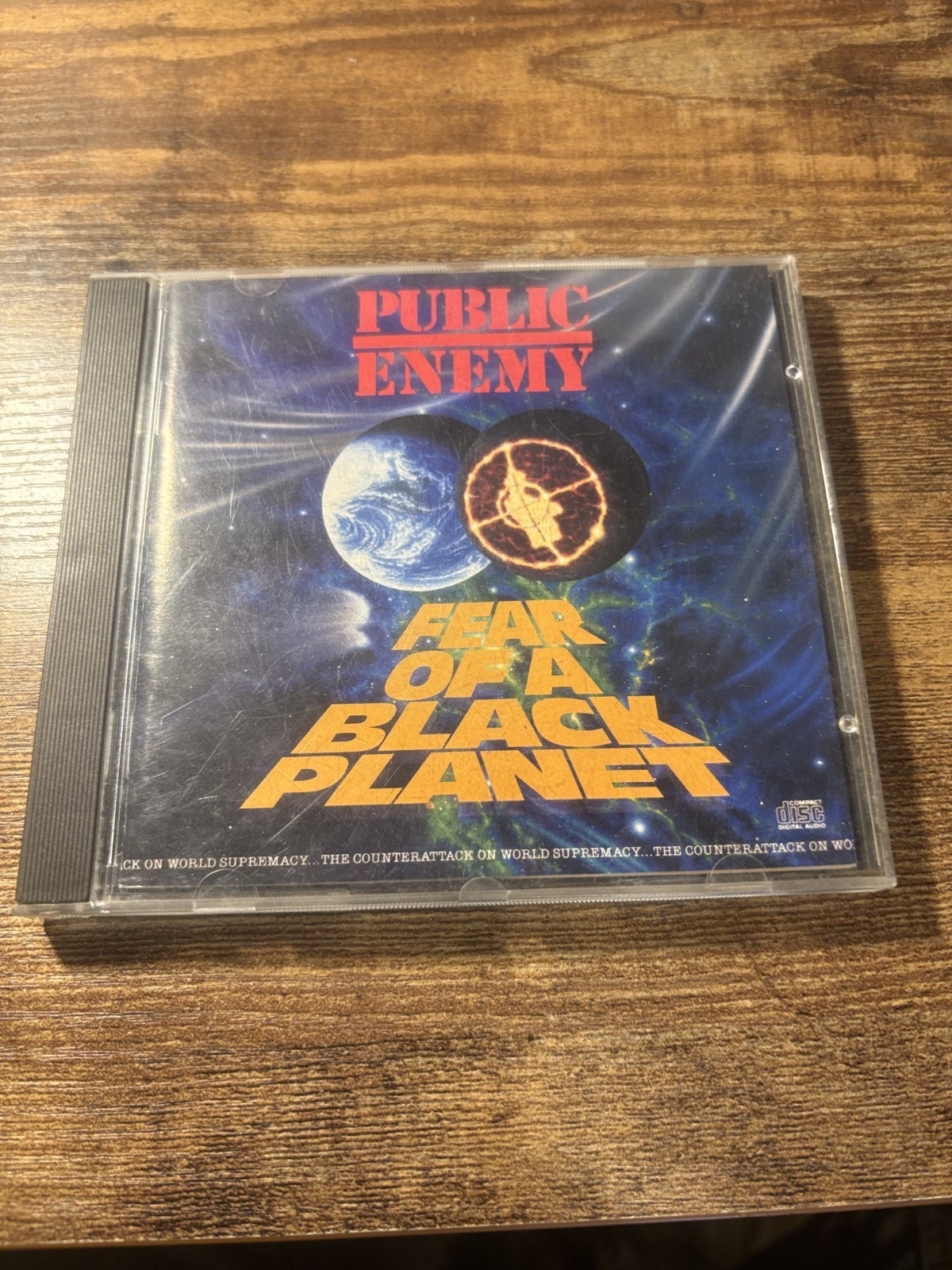 PUBLIC ENEMY *VG* "FEAR OF A BLACK PLANET" 1990 DEF JAM CD