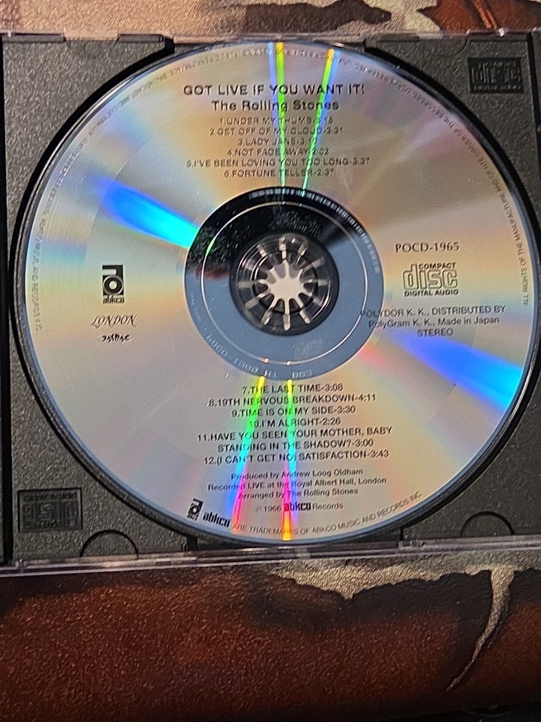 The Rolling Stones – Got Live If You Want It! Japan CD w/ OBI POCD-1965 ABKCO 19