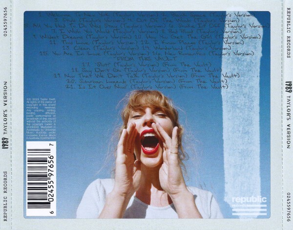 TAYLOR SWIFT *1989 (Taylor's Version) Crystal Skies Blue Edition * SEALED*