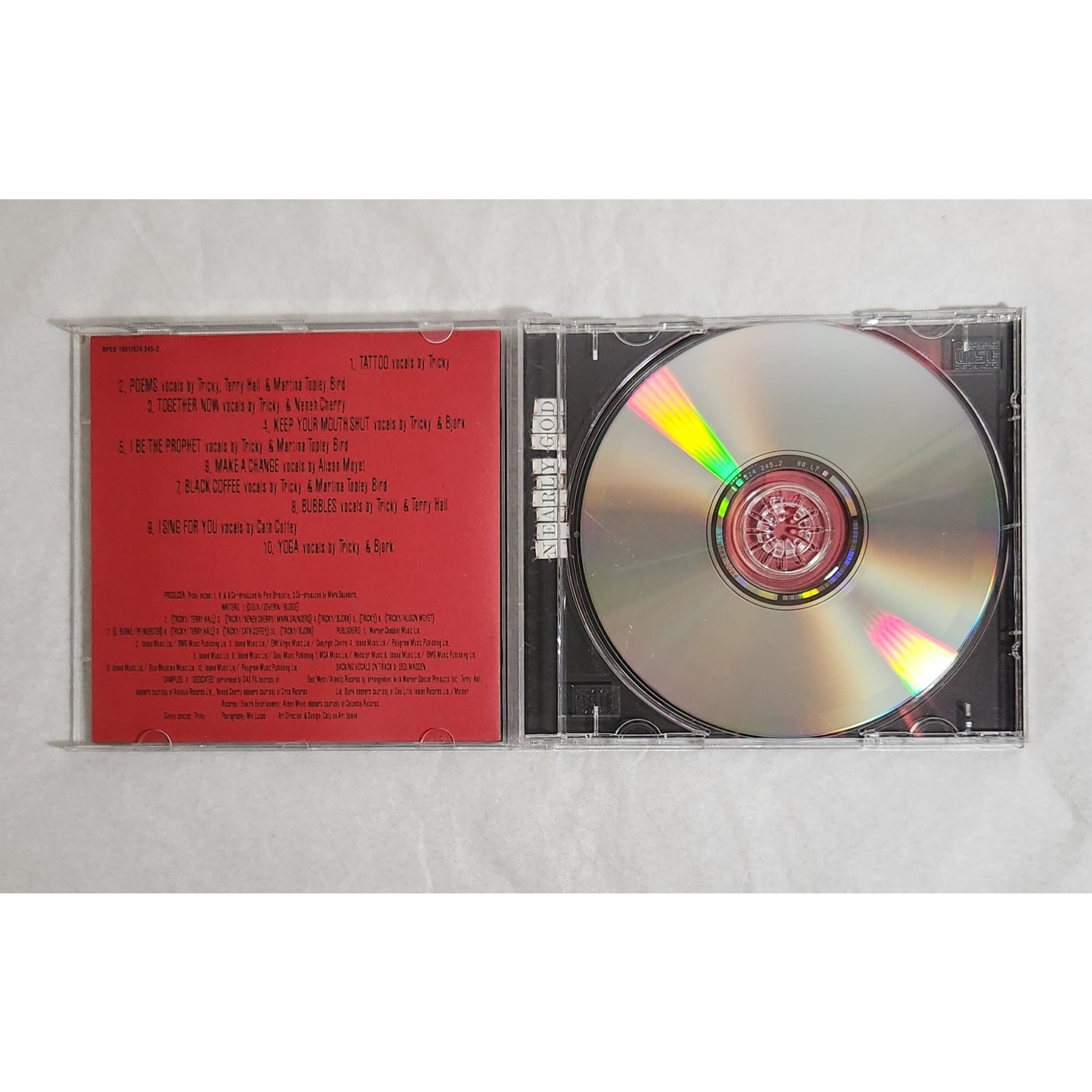 Nearly God Tested Virgin France Import Trip-Hop CD Island Records 1995 VG