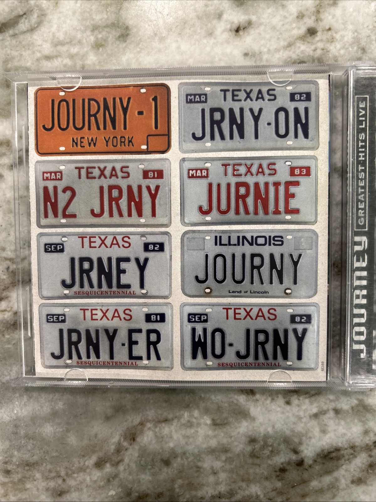 JOURNEY - Greatest Hits Live (CD, Mar-1998) CD NEAR MINT