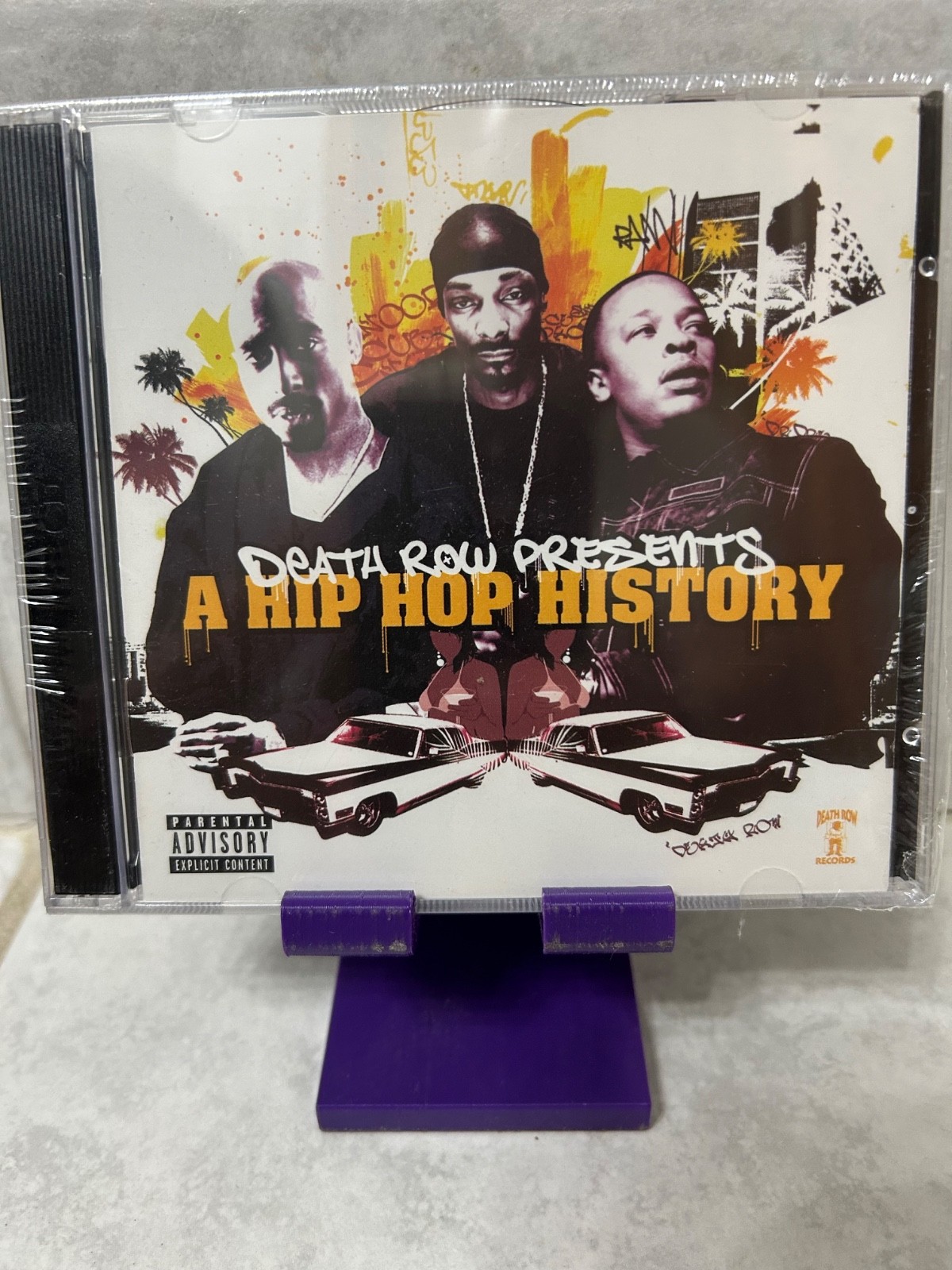DEATH ROW RECORDS PRESENTS (“A HIP HOP HISTORY”) WEST COAST RAP CD (PA)