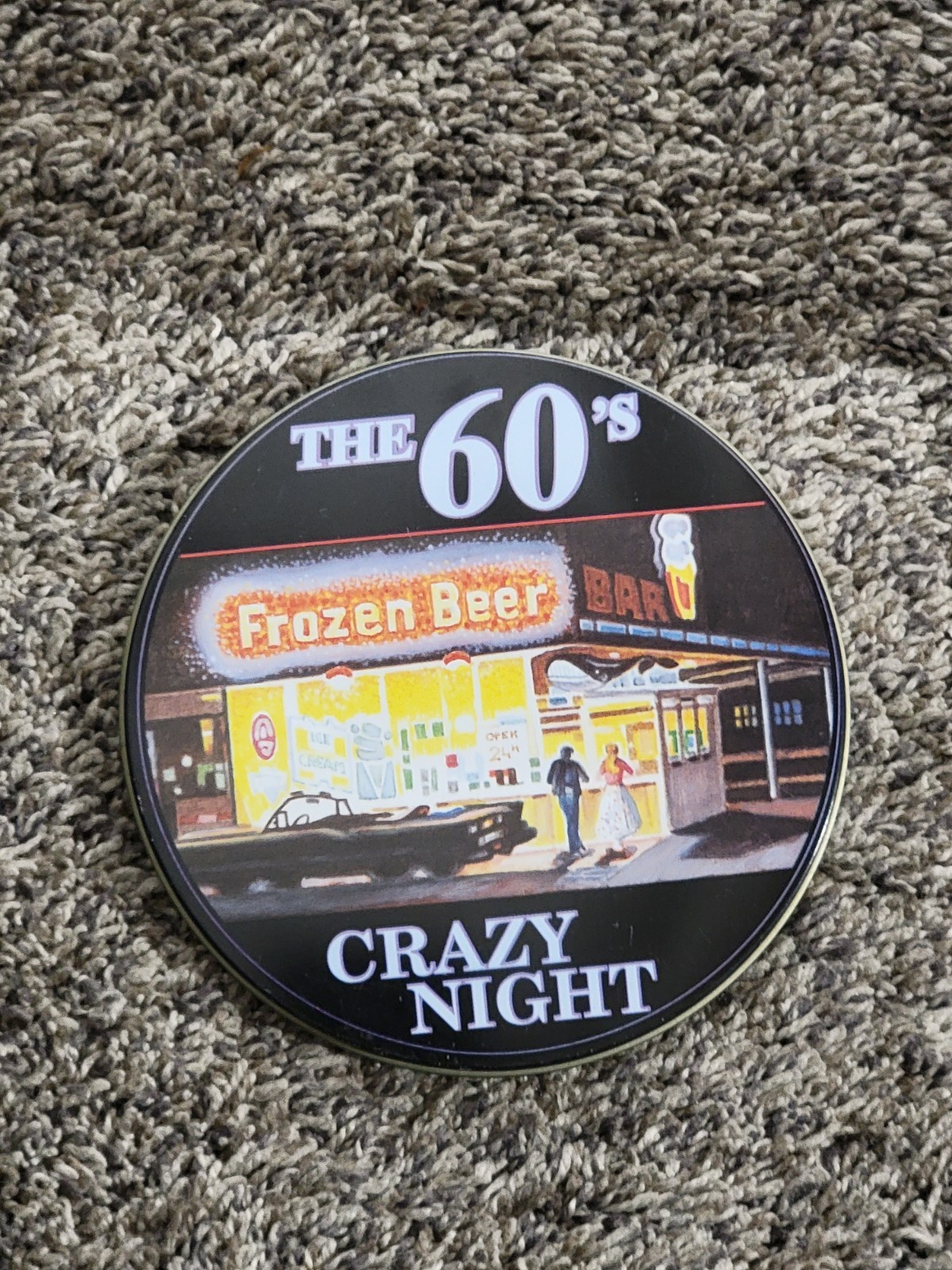 Crazy Nights The 60s CD Original Artists Frozen Beer Diner Cover Metal Case