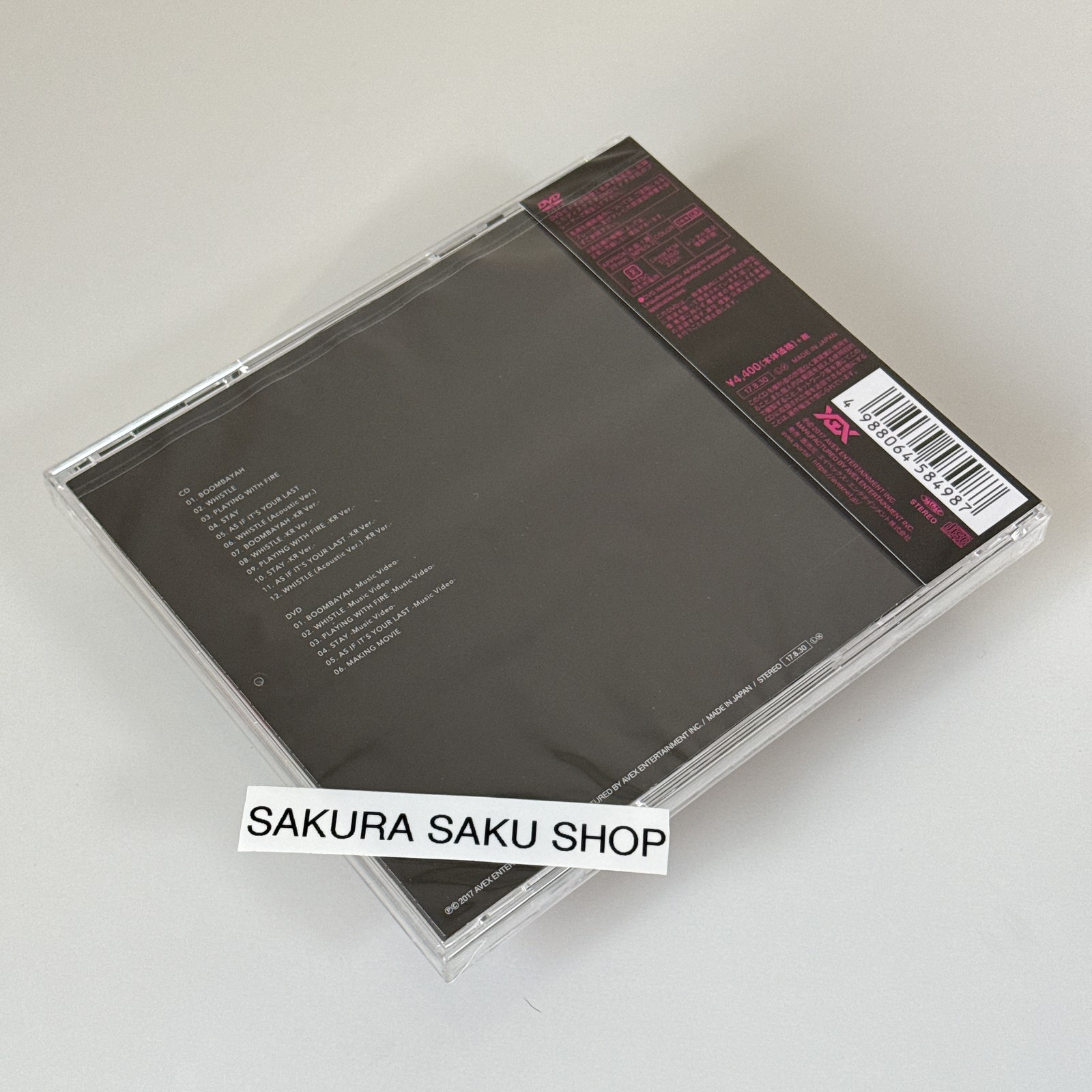 BLACKPINK Japan Debut Mini Album BLACKPINK CD w/ DVD Region 2 AVCY-58498