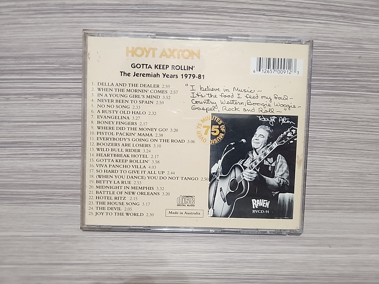 Gotta Keep Rollin The Jeremiah Years 1979 -1981 Hoyt Axton CD Della & The Dealer