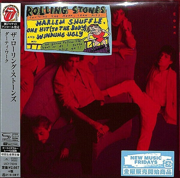 The Rolling Stones SEALED BRAND NEW SHM-CD "Dirty Work" Cardboard Slv Japan OBI