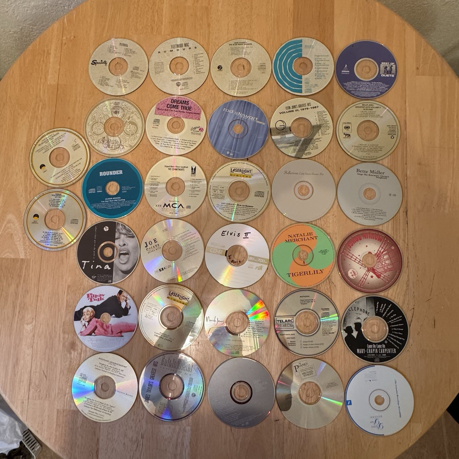 56 CDs Lot Hard Rock Country, Classical, Sound Tracks, Folk Blues, Elvis, Taylor