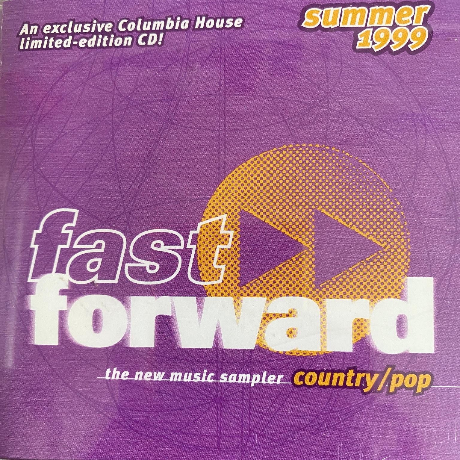 Fast Forward Sampler CD 1999 Columbia House Promo Country Pop Limited Edition