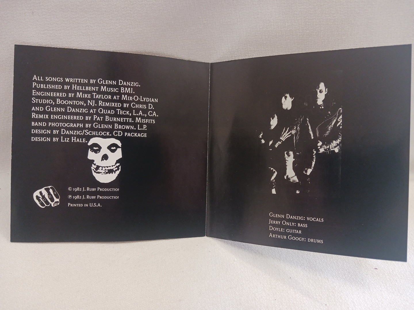 The Misfits Walk Among Us CD 1982 ORIGINAL Ruby Records Danzig Punk Metal VG++
