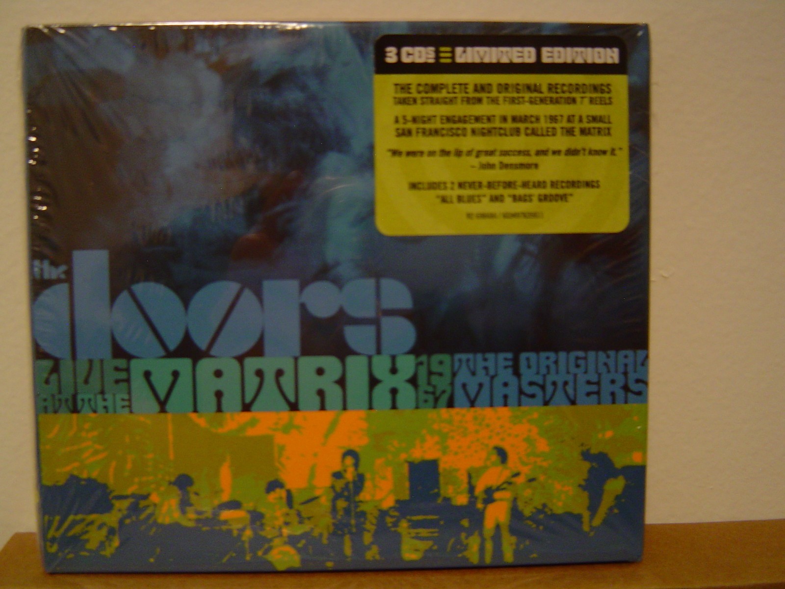 DOORS Live At The Matrix 1967: The Original Masters 3xCD/OOP!/NEW!/STILL SEALED!