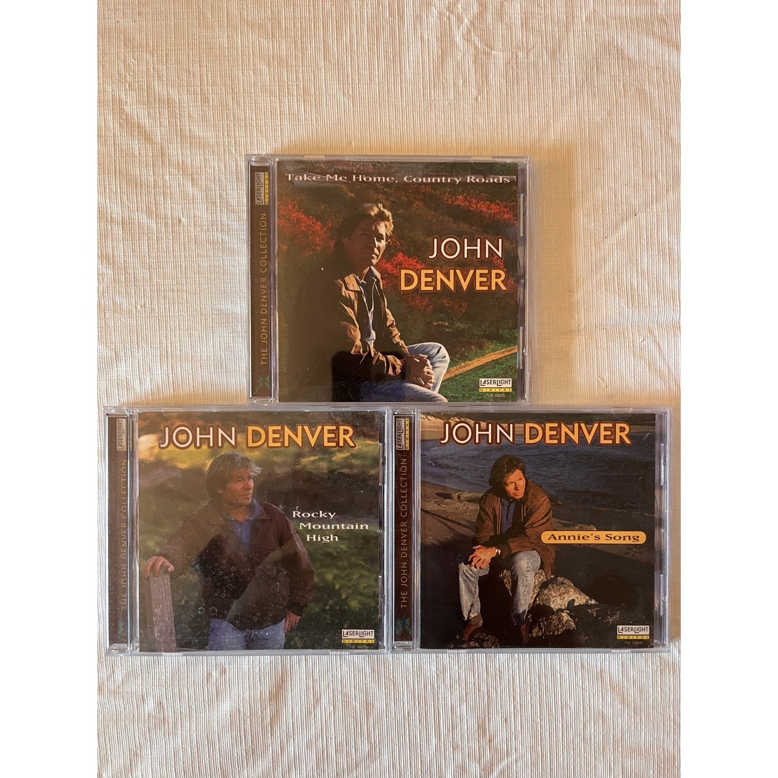 John Denver Collection 3 CD Lot Rocky Mountain High Annies Song Country Roads
