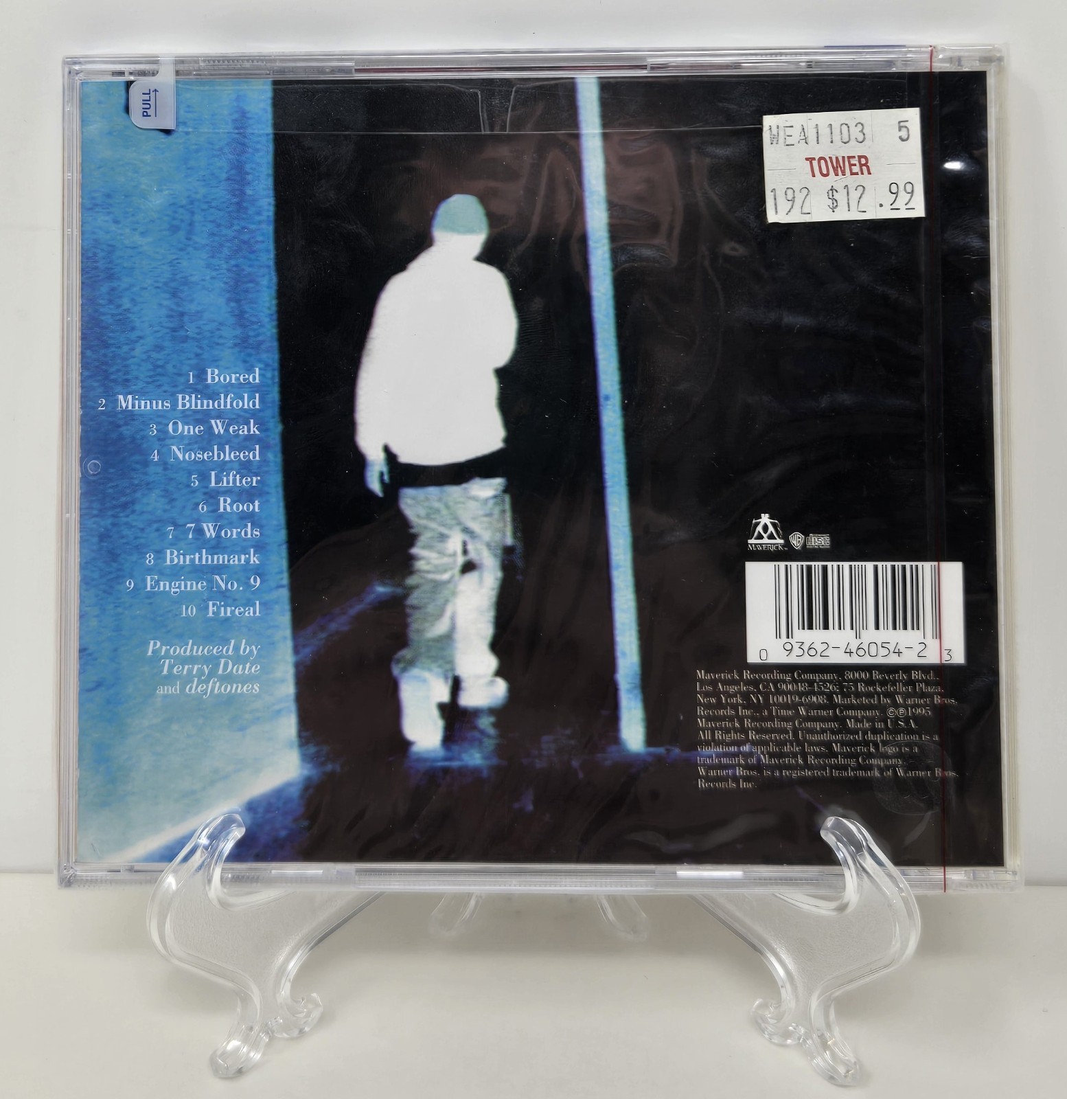 Deftones "Adrenaline" (1995) CD Maverick Rare Brand New Sealed Hype Sticker