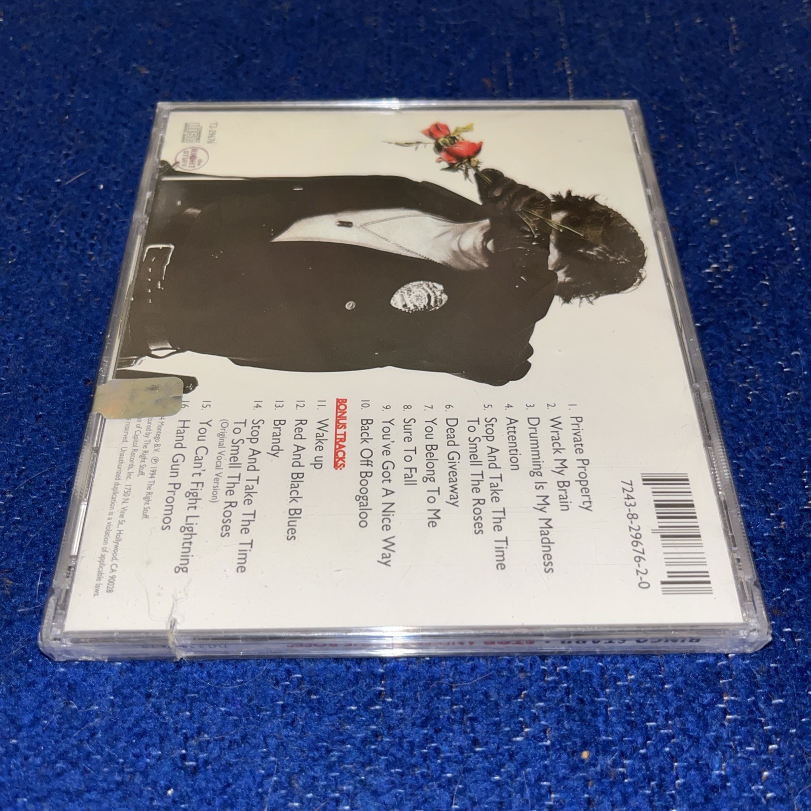 Ringo Starr - Stop And Smell The Roses (CD 1994) Bonus Tracks New Promo Case Cut