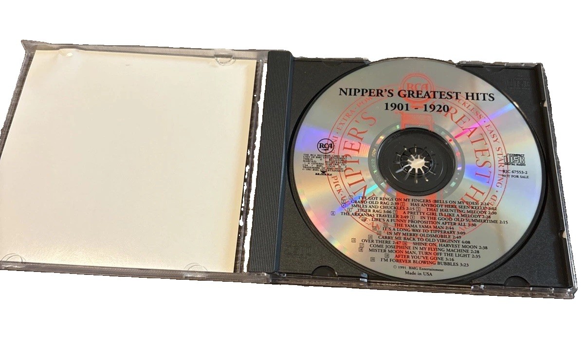 Nipper's Greatest Hits: 1901-1920 by Various Artists BMG CD Very Good