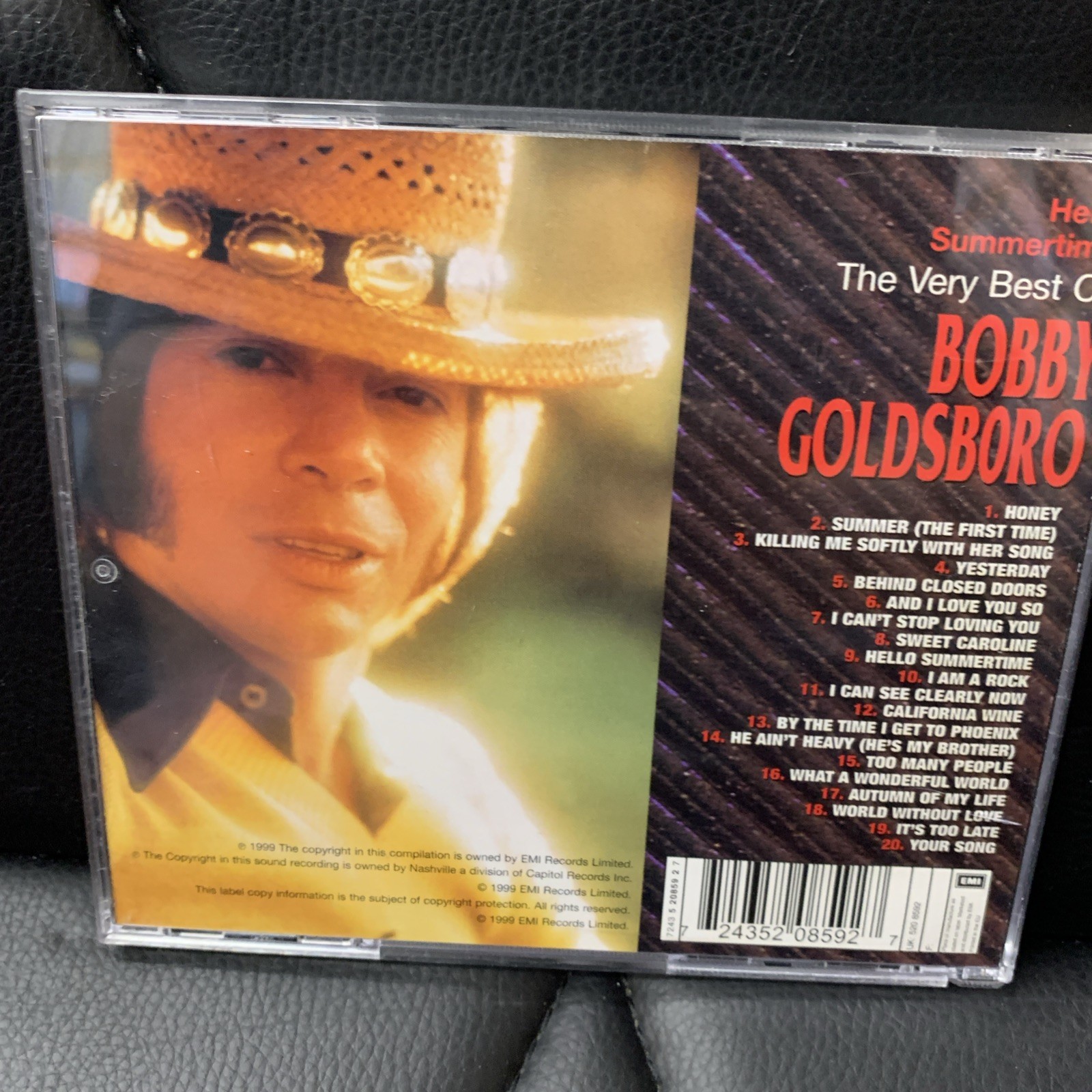 Hello Summertime The Very Best Of Bobby Goldsboro CD Near Mint , Booklet Creased