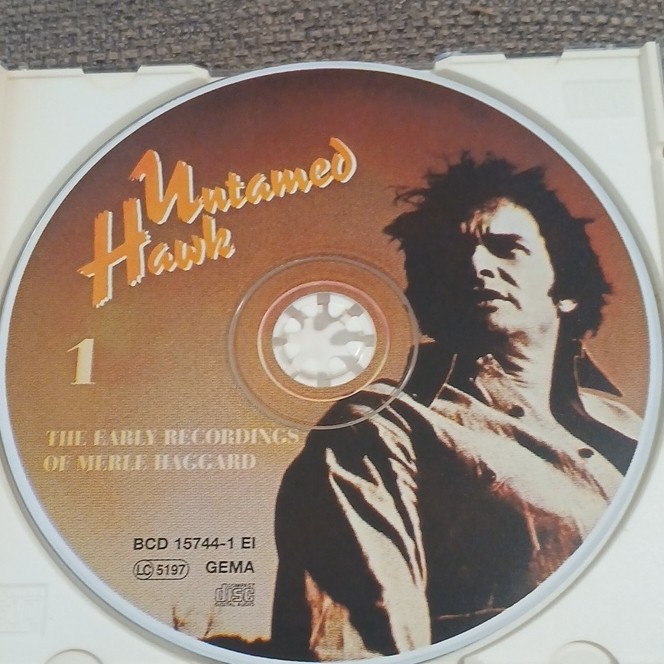 Merle Haggard Untamed Hawk CD Country 1995 Bear Family Records