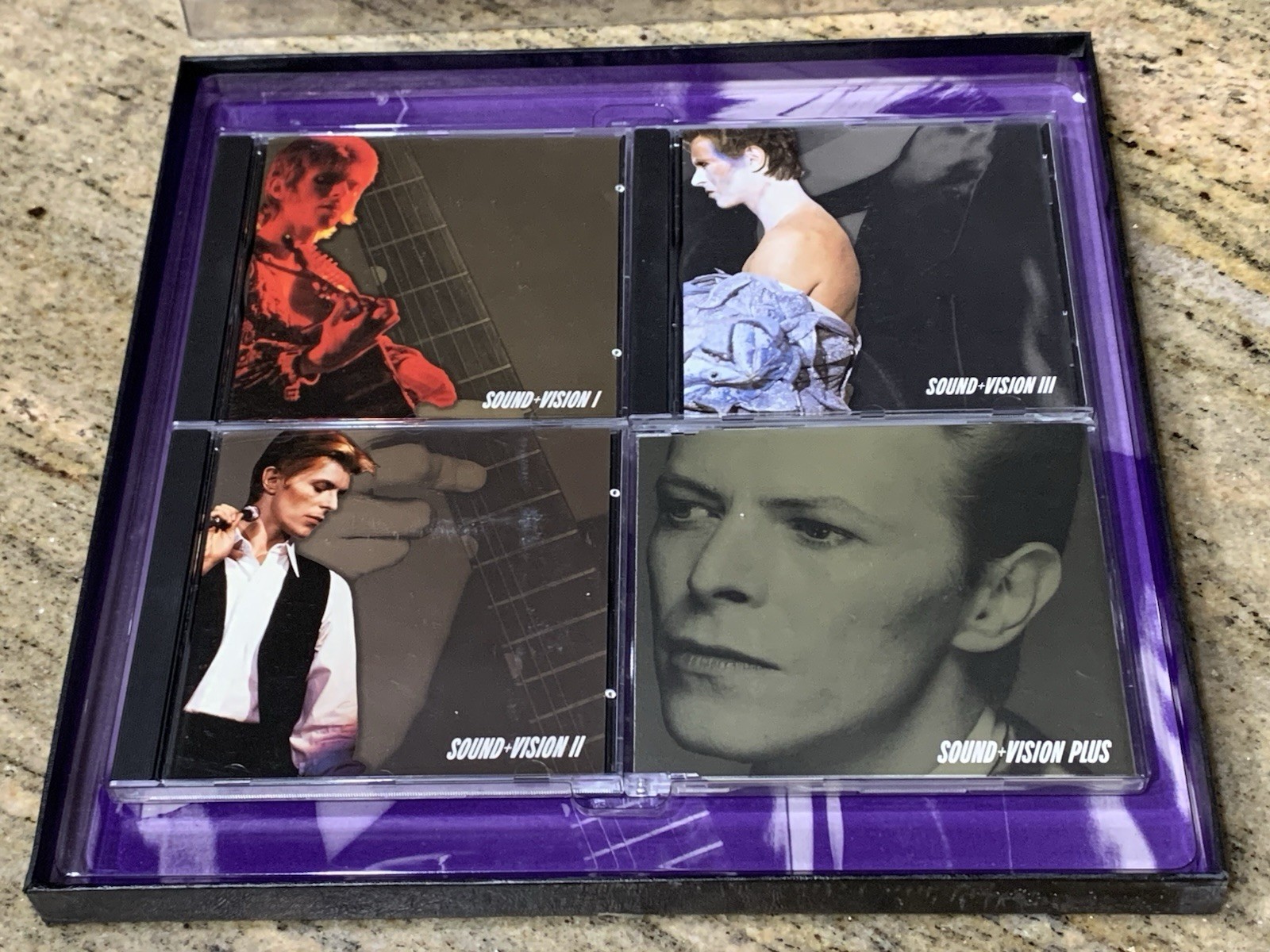 David Bowie Sound + Vision 4 CD Box Set Only 2 Booklets Good Condition