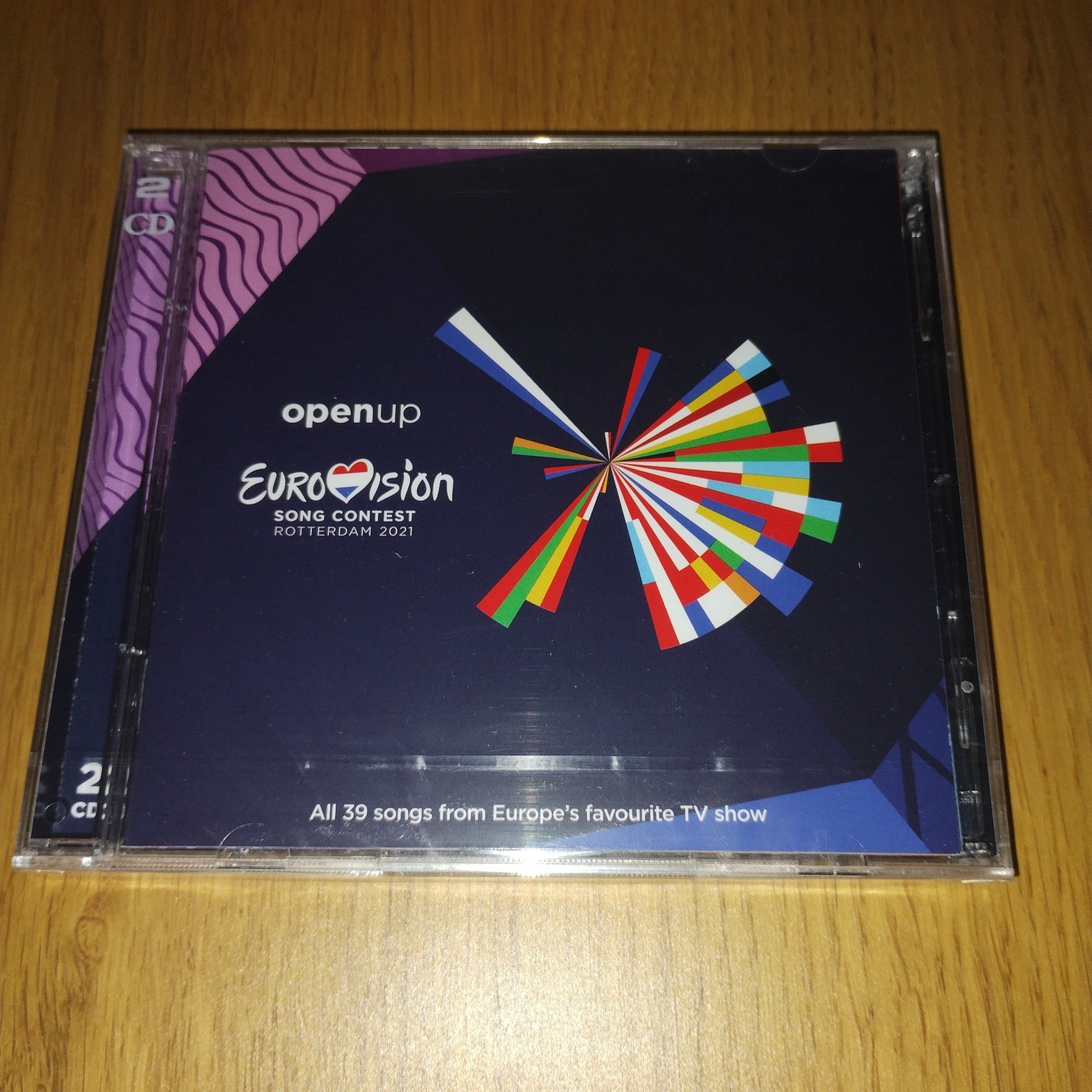 VA-Eurovision Song Contest Rotterdam 2021 - Open Up (2xCD, new and sealed)