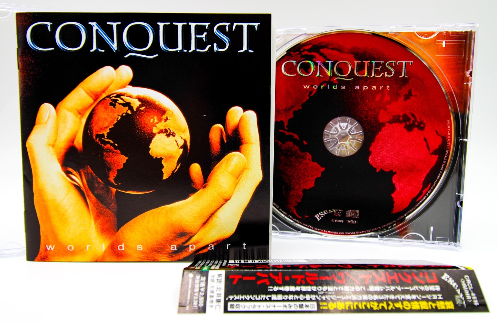 Conquest "Worlds Apart" - 2000 Japan - Escape Music CRCL-4516 - Rock CD