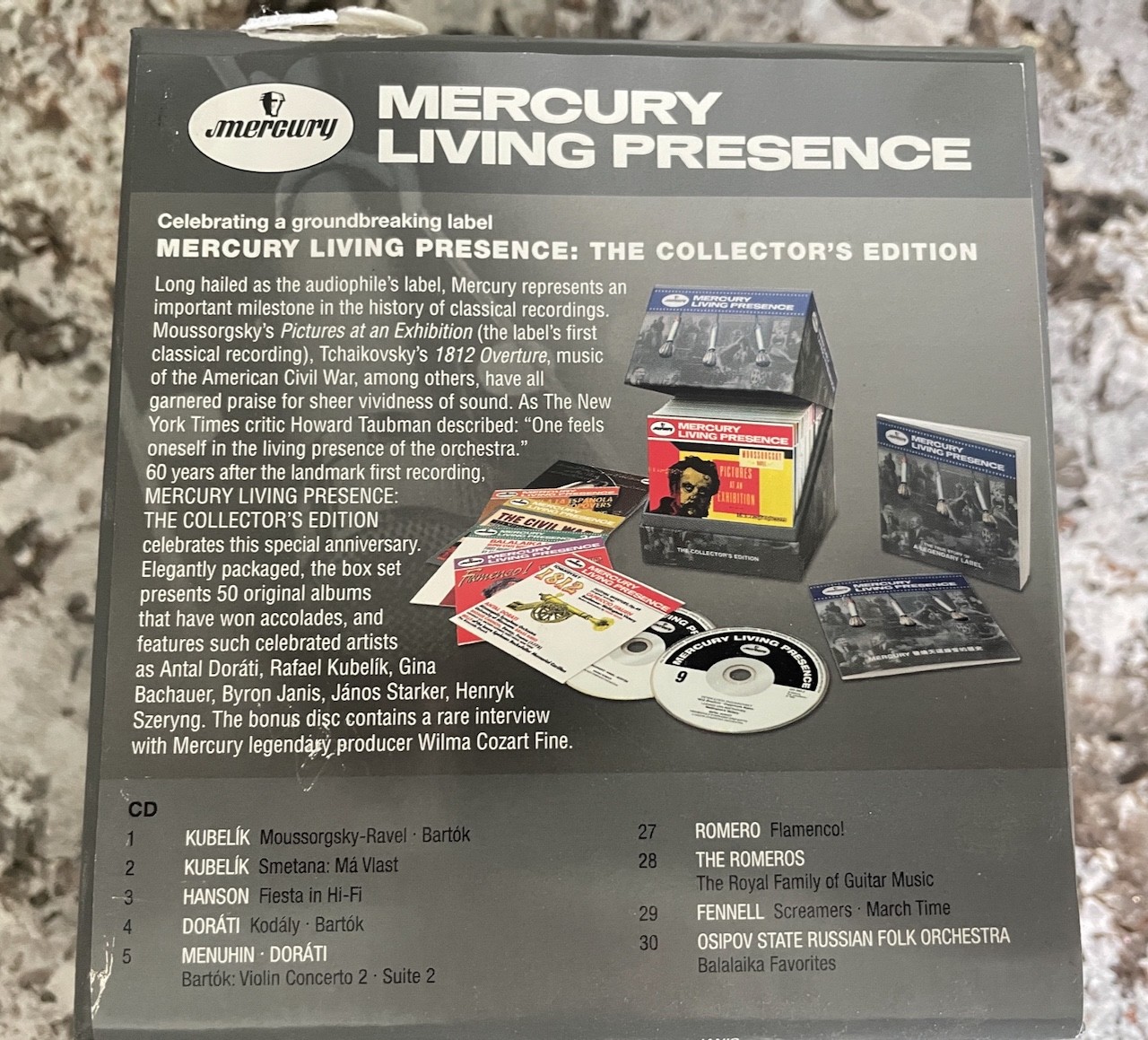 Mercury Living Presence Collector's Edition Vol. 1 50 CD Box Set W/ Booklet