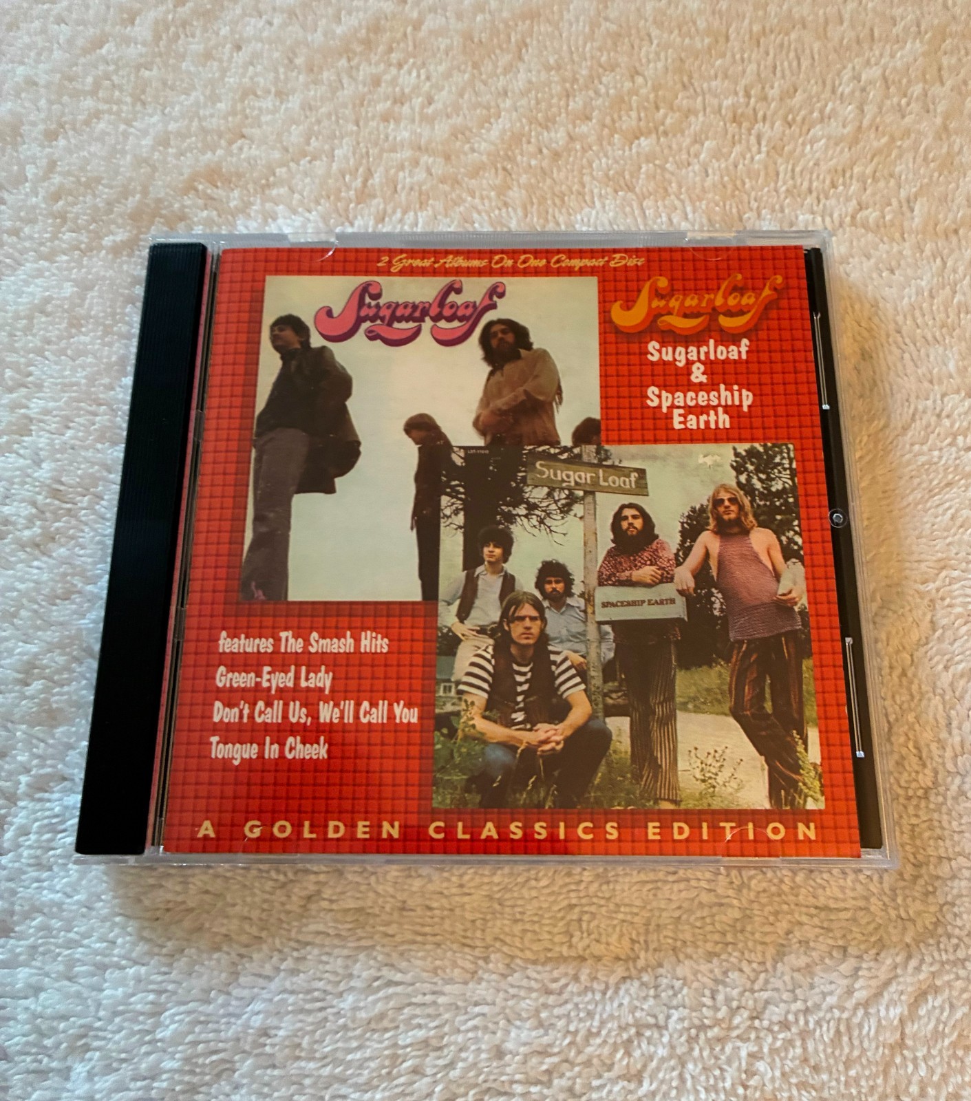 Sugarloaf "Sugarloaf/Spaceship Earth" 2 Albums On 1 CD 1997 Collectables