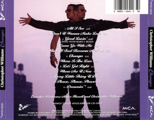 Christopher Williams - Changes (CD) (Near Mint (NM or M-)) - 4063236037