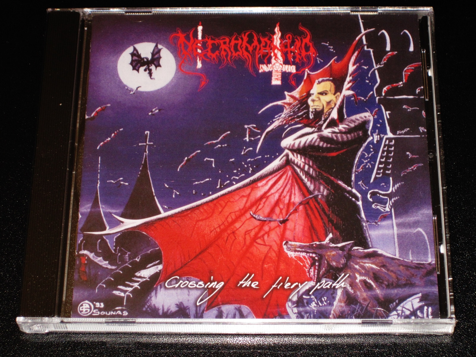 Necromantia: Crossing The Fiery Path CD 2022 Reissue Osmose France OPCD021 NEW