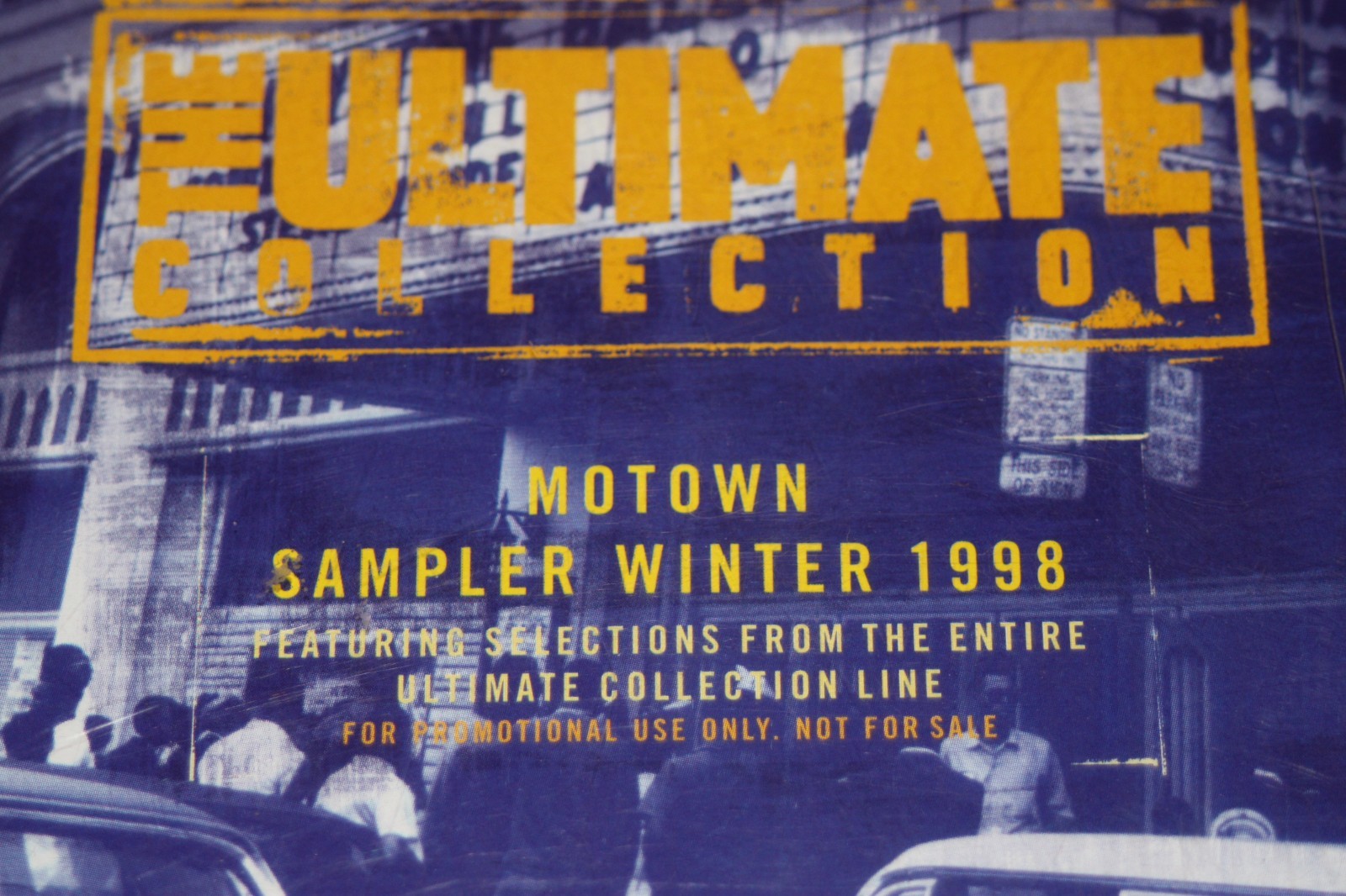The Ultimate Collection "Motown Sampler Winter 1998" CD Promo Only