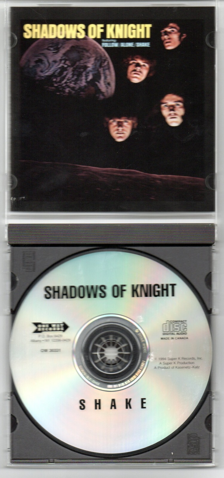 SHADOWS OF KNIGHT: SHAKE CD PSYCADELIC GARAGE ROCK BONUS TRACKS OUT OF PRINT