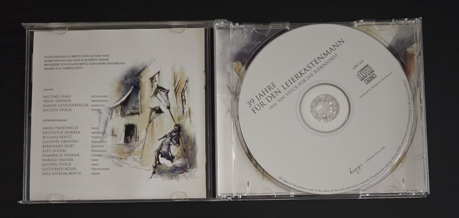 Angizia 39 Jahre Für Den Leierkastenmann Oder Ein... Black Gothic Metal CD 2001