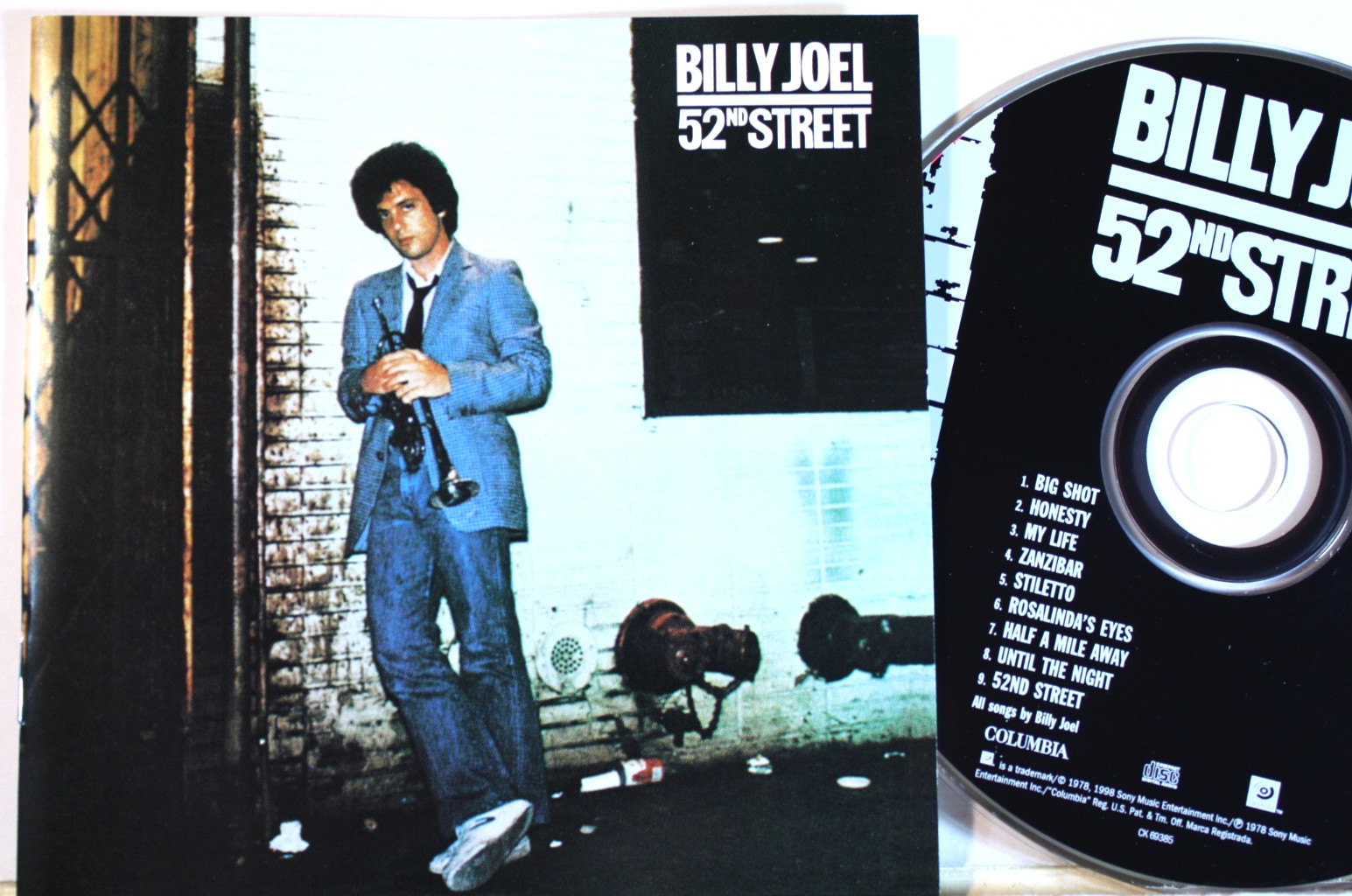 BILLY JOEL "52nd STREET" (CD) 9 Tracks G Cond Ships Free