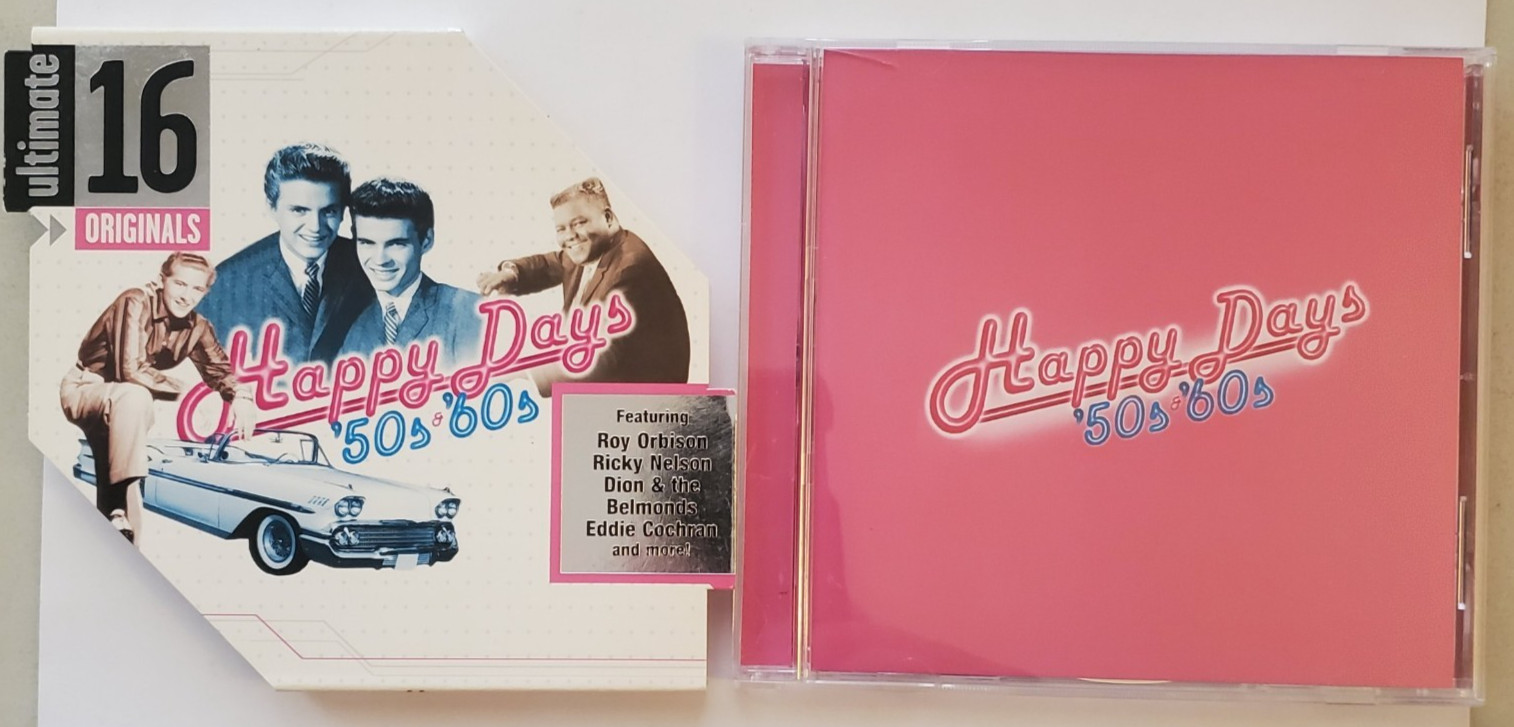 Happy Days 50s & 60s, Ultimate 16 Originals, (CD, 2005), See Description