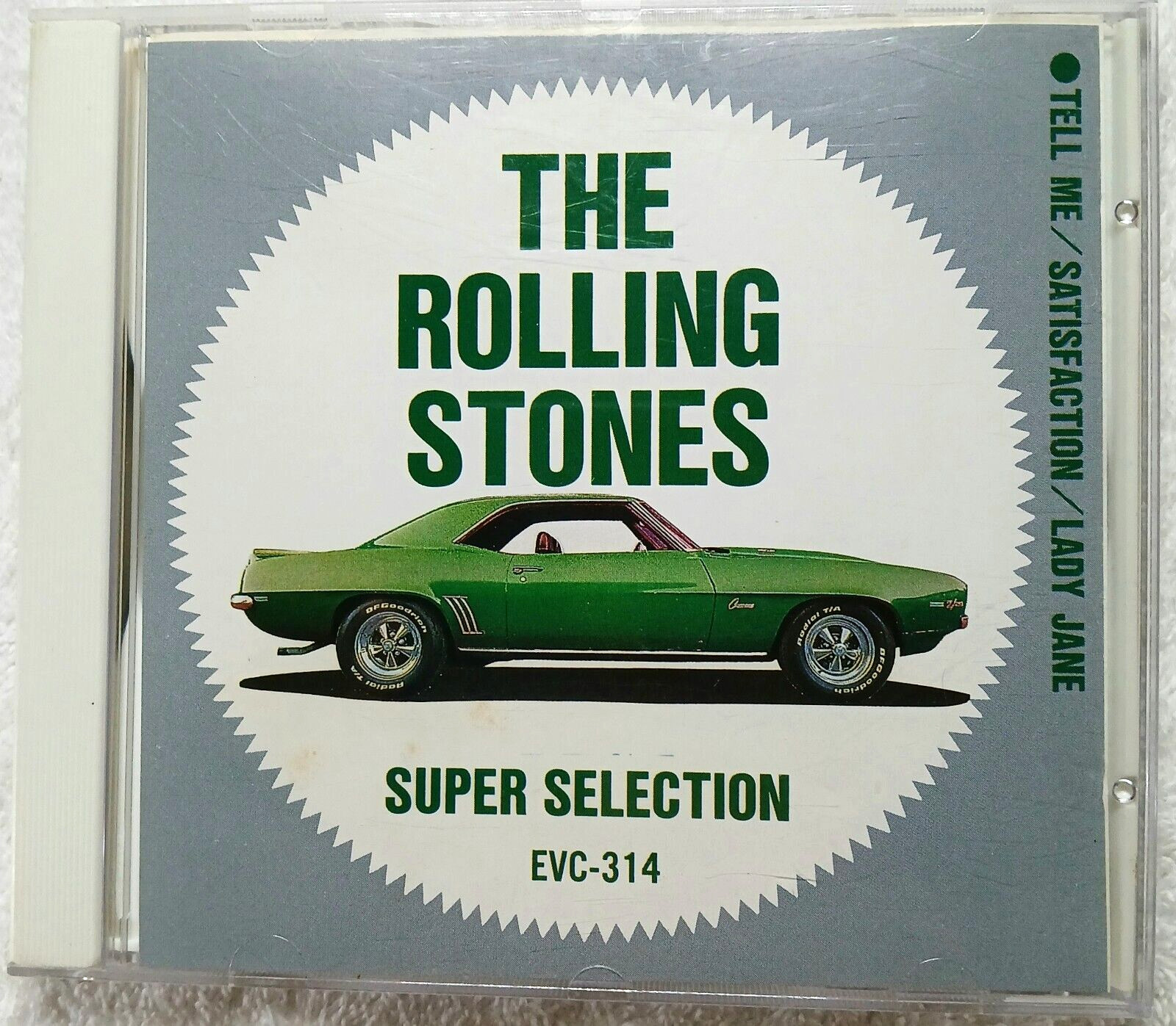 Rolling Stones Super Selection IMPORT JAPAN JASRAC CD EVC-314 18 Tracks 56 Min