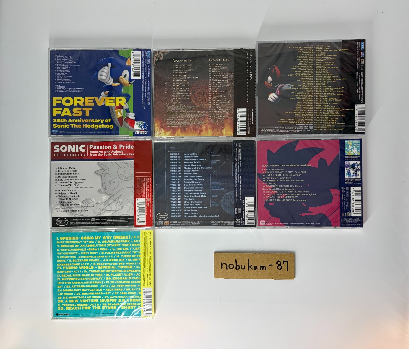 Sonic The Hedgehog Original Soundtrack CD Japan New - Select Your Title