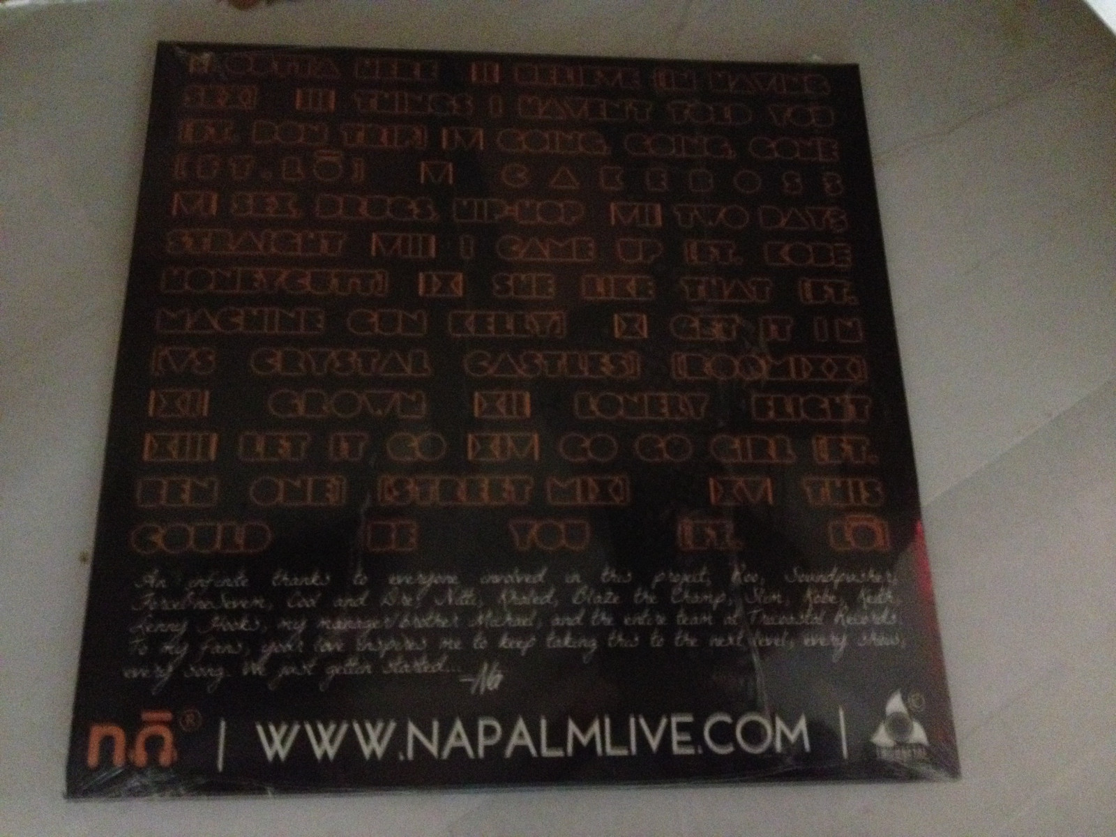 Late at Night, by NA Palm, CD, New, Cardboard Sleeve