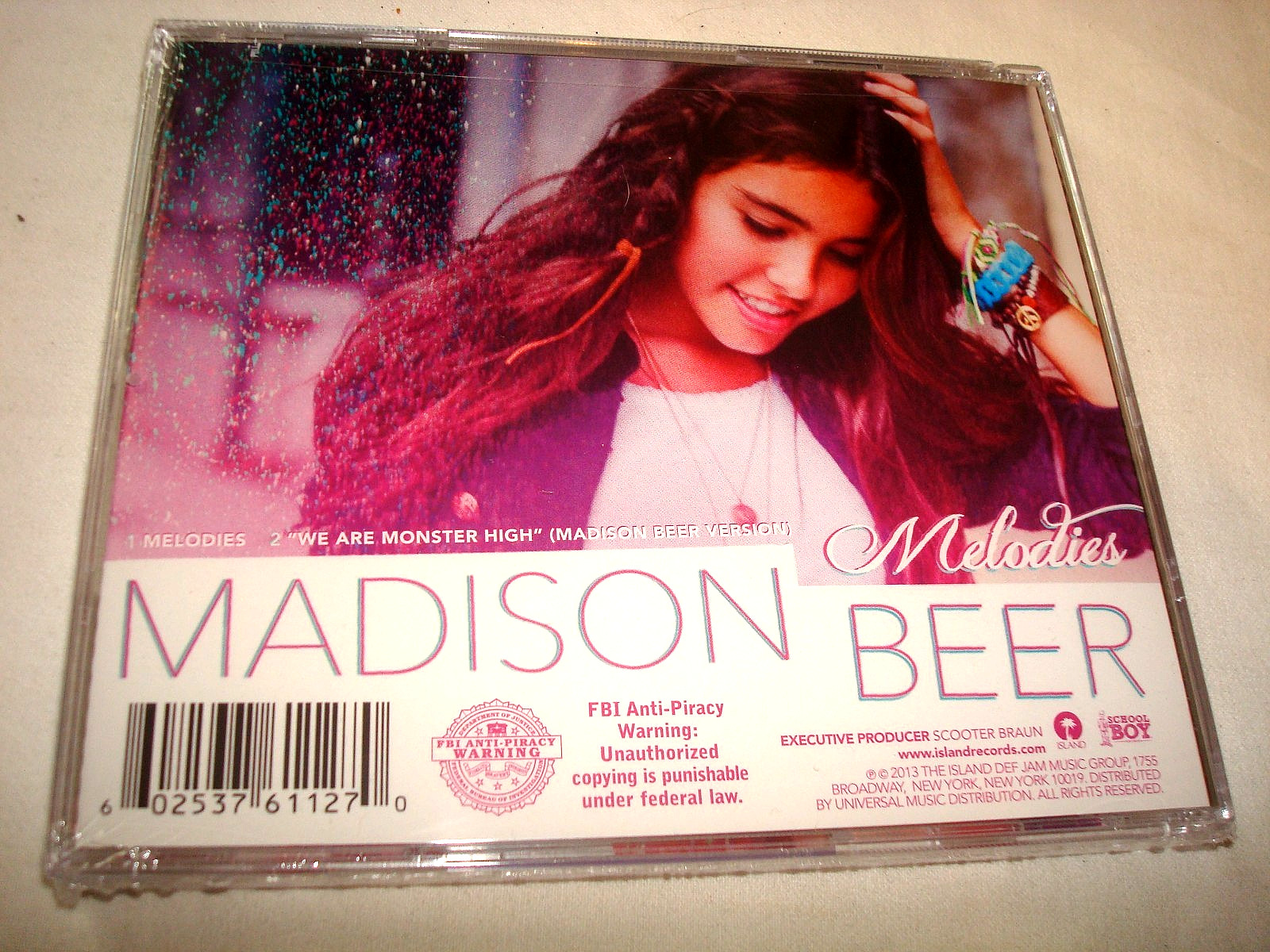 Madison Beer Melodies We Are Monster High Island B0019470-32 New Sealed CD