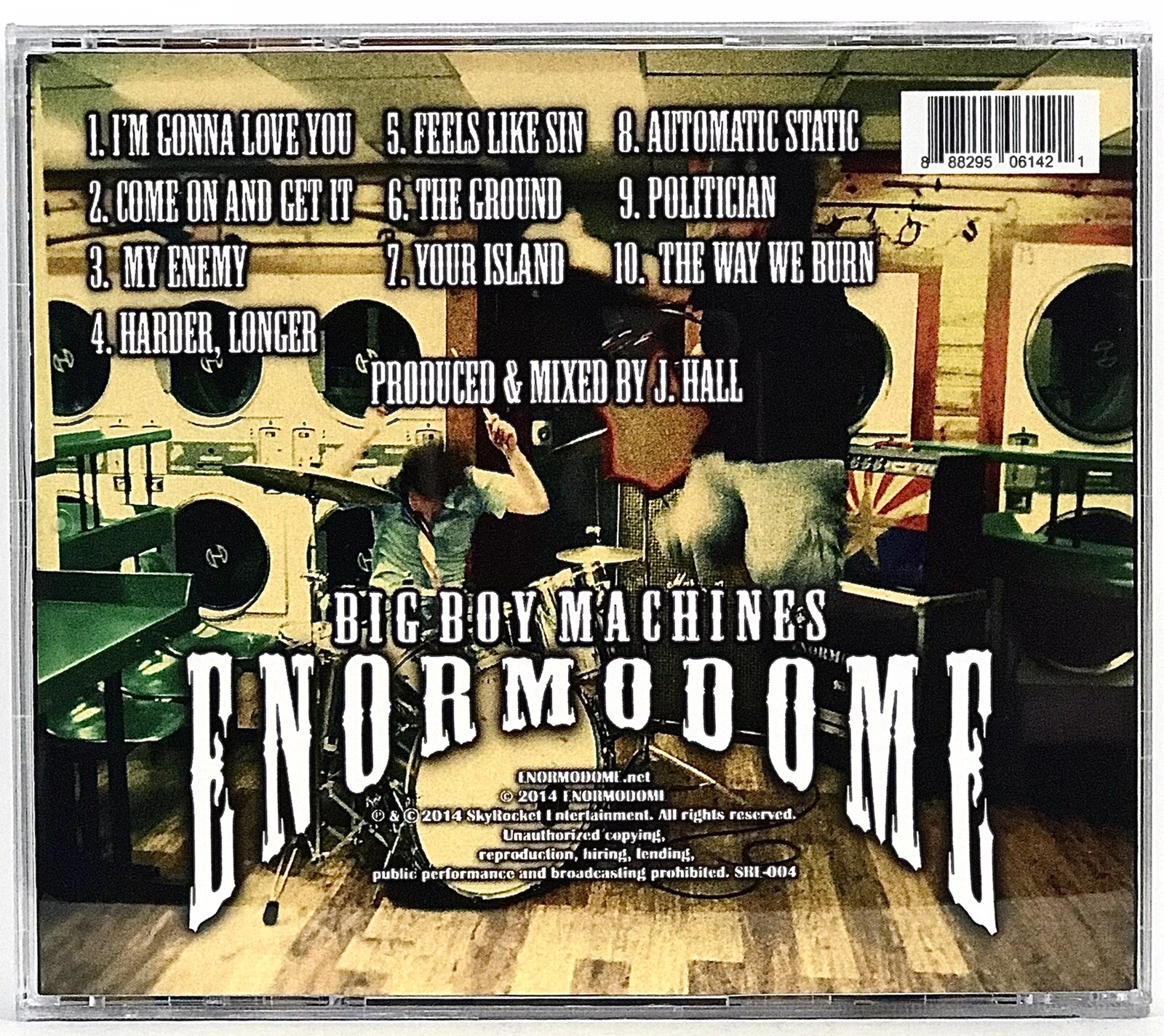 Enormodome - Big Boy Machines 2014 Skyrocket CD - 10 Tracks - SRE-004 *Mint*